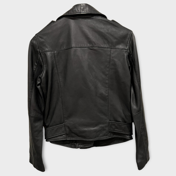 ALLSAINTS Balfern Leather Biker Jacket (US/4) - Picture 4 of 9